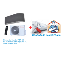 Klima uređaj Toshiba HAORI R32 RAS-B13N4KVRG-E RAS-13J2AVSG-E1, 3.5kW - Inverter, WiFi SA MONTAŽOM